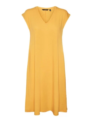 Vero Moda Sukienka "Marijune" w kolorze żółtym rozmiar: S