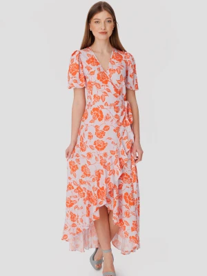 Sukienka Marline Orange Flowers LAURELLA