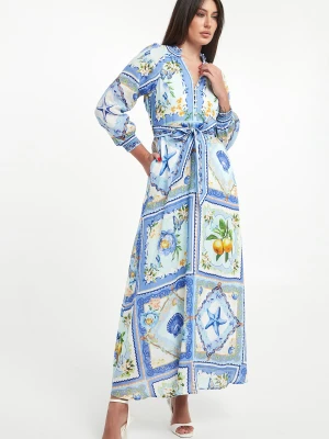 Sukienka maxi lniana HALE BOB