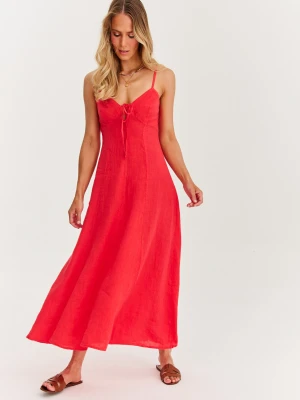 Sukienka maxi na ramiączkach Red Spell XS