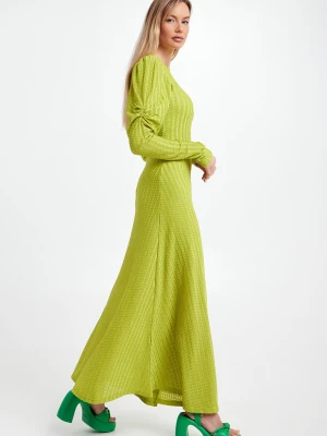 Sukienka maxi strukturalna GESTUZ