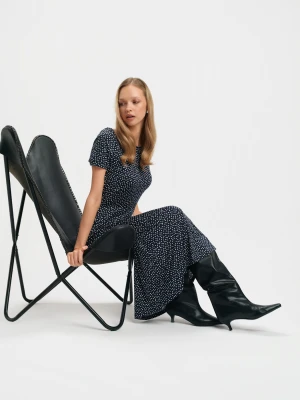 Sukienka maxi w groszki Top Secret