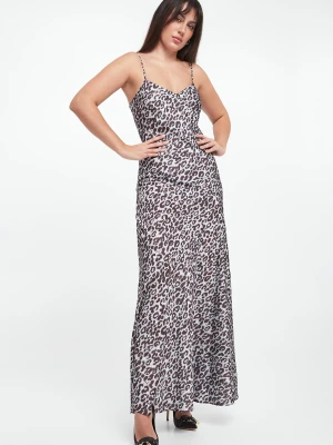 Sukienka maxi w panterkowy wzór Delci JOOP!