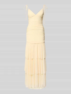 Sukienka maxi w stylu warstwowym z marszczeniami Jake*s Cocktail