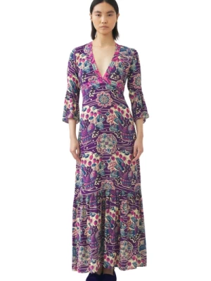 Sukienka maxi Ysee Antik Batik