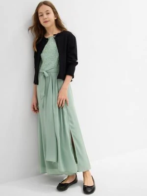 Sukienka maxi z cekinami bonprix