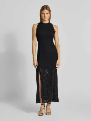 Sukienka maxi z koronką i rozporkiem model 'NEW LIZA' Guess