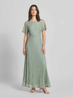 Sukienka maxi z koronki z dekoltem pod szyję model 'FEMMA' Vila