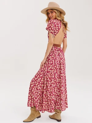Sukienka maxi z odkrytymi plecami Mariposa XS