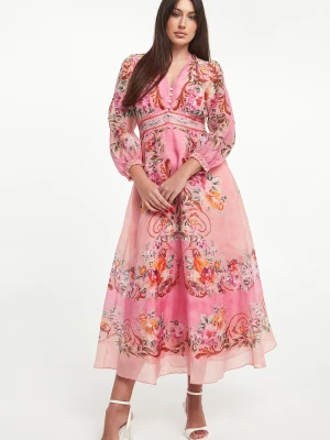 Sukienka maxi z organzy HALE BOB