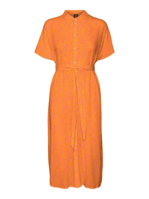 Vero Moda Sukienka "Menny" w kolorze pomarańczowym rozmiar: M