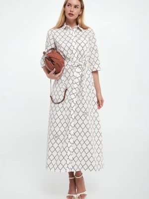 Sukienka midi Daniel MAX MARA BEACHWEAR