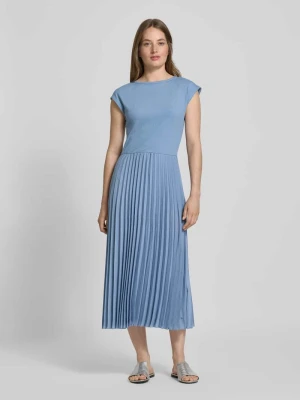 Sukienka midi Fit-and-Flare z plisowaną spódnicą Tommy Hilfiger