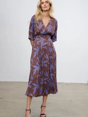 Sukienka midi Lavender Wine XS