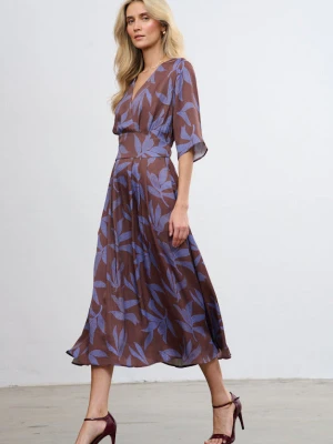 Sukienka midi Lavender Wine XS