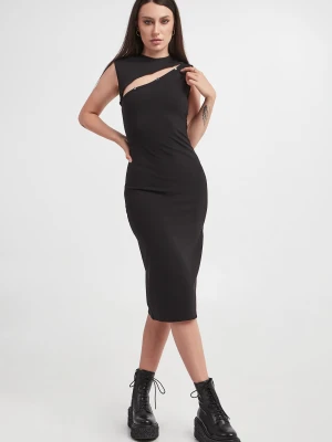 Sukienka midi Luanne SAMSØE SAMSØE Samsøe Samsøe