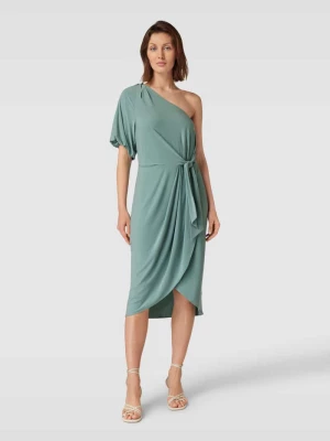 Sukienka midi na jedno ramię model ‘MARIYOW’ Lauren Ralph Lauren