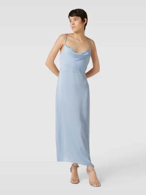 Sukienka midi na regulowanych, cienkich ramiączkach model ‘RAVENNA’ Vila