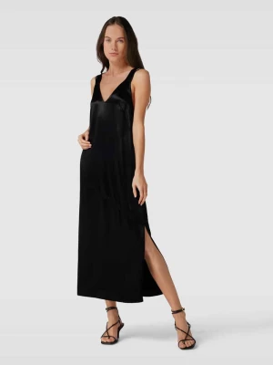 Sukienka midi na szerokich ramiączkach model ‘NAIA’ Calvin Klein Womenswear