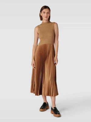 Sukienka midi o dwukolorowym designie model ‘WYNNA’ Polo Ralph Lauren
