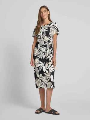 Sukienka midi o kroju podkreślającym sylwetkę z mieszanki bawełny s.Oliver RED LABEL