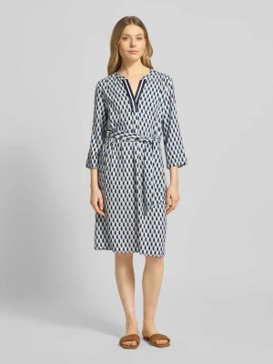 Sukienka midi o kroju regular fit z czystej wiskozy Betty Barclay