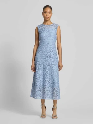 Sukienka midi o kroju regular fit z domieszką bawełny s.Oliver BLACK LABEL