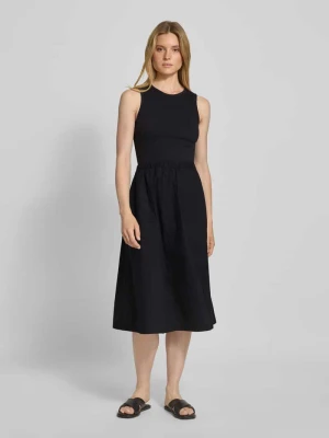 Sukienka midi o kroju regular fit z mieszanki bawełny s.Oliver RED LABEL