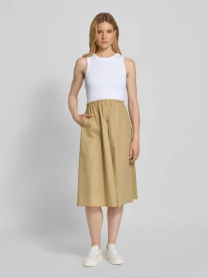 Sukienka midi o kroju regular fit z mieszanki bawełny s.Oliver RED LABEL