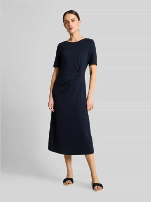 Sukienka midi o kroju regular fit z wiązanym detalem Tom Tailor