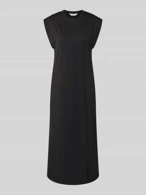 sukienka midi o kroju relaxed fit z mieszanki wiskozy model 'Seano' b.Young