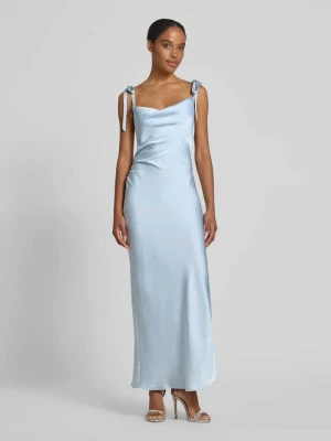 Sukienka midi o kroju slim fit z satyny model 'Maxima' LeGer by Lena Gercke