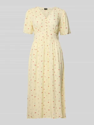 Sukienka midi o linii a z czystej wiskozy model 'TALA' Pieces