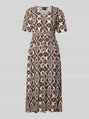 Sukienka midi o linii a z czystej wiskozy model 'TALA' Pieces