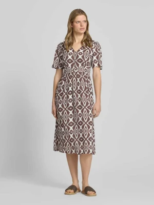 Sukienka midi o linii a z czystej wiskozy model 'TALA' Pieces