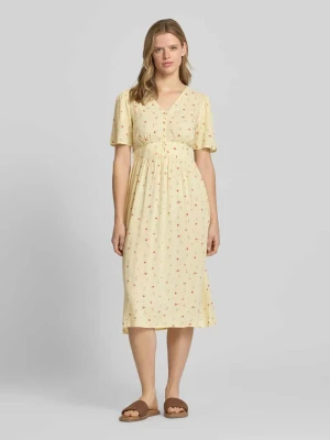 Sukienka midi o linii a z czystej wiskozy model 'TALA' Pieces