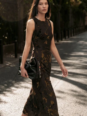 Sukienka midi orientalna Desigual