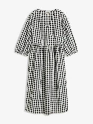 Sukienka midi oversize BonPrix czarny