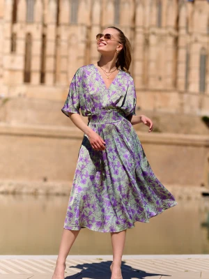 Sukienka midi Pistachio Swirl XS