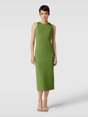 Sukienka midi w jednolitym kolorze model ‘BACCANO’ MaxMara Leisure