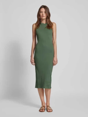 Sukienka midi w jednolitym kolorze model ‘LAVENDER’ Aware