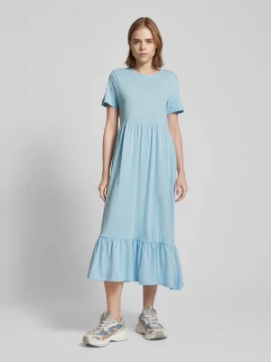 Sukienka midi w jednolitym kolorze model ‘MAY’ Only