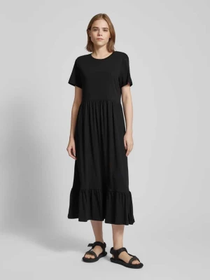 Sukienka midi w jednolitym kolorze model ‘MAY’ Only