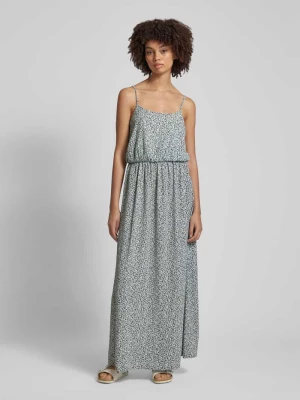 Sukienka midi w jednolitym kolorze z cienkimi ramiączkami QS
