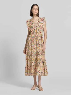 Sukienka midi w kopertowy styl model 'Samo' LOLLYS LAUNDRY
