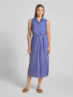 Sukienka midi w kopertowym stylu Marc Cain