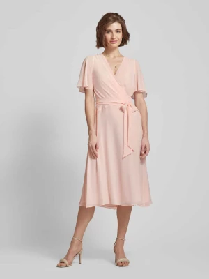 Sukienka midi w kopertowym stylu model ‘ABEL’ Lauren Ralph Lauren