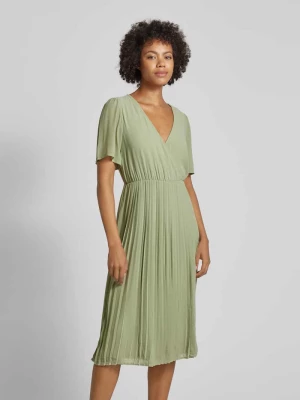 Sukienka midi w kopertowym stylu model ‘JANELLE’ Vila