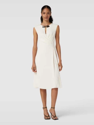 Sukienka midi w kopertowym stylu model ‘KAYTLIN’ Lauren Ralph Lauren