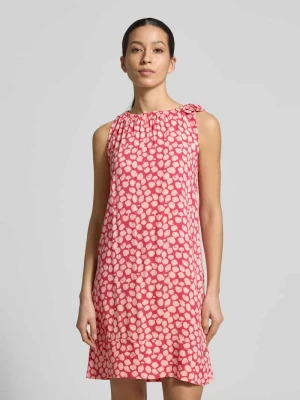 Sukienka midi w kroju relaxed fit z czystej wiskozy ZABAIONE